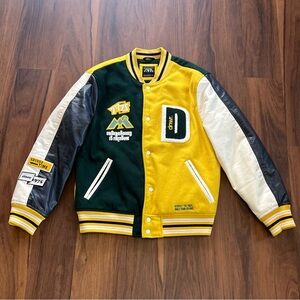 Zara “Underground is Freedom” varsity jacket